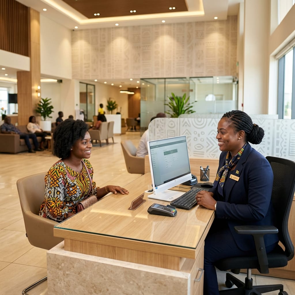Nkoranman Bank Customer Service Desk